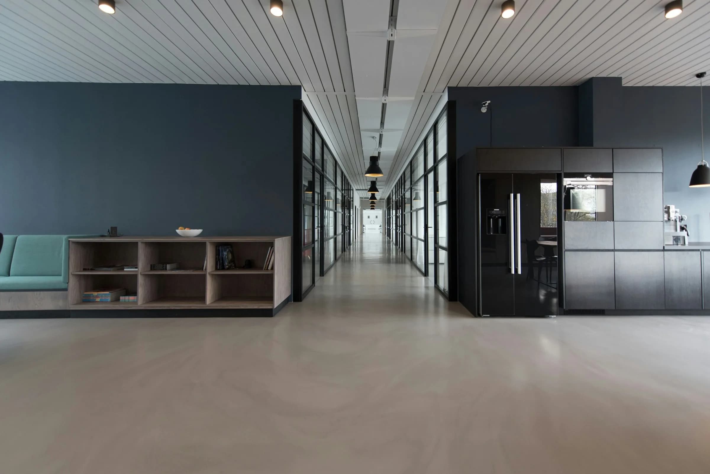 Johnson Softwares Corporate Reception Lobby and Executive Corridor